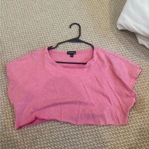 Pink dry goods top size small cropped